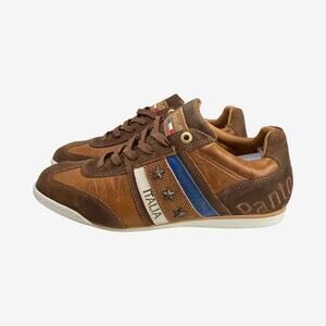 Pantofola d’Oro “Italia” Brown Leather Suede Low-Top Sneaker EU 40 / Men US 7